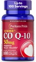 Puritan 's Pride Coenzym CoQ10 50mg, Kosttilskud til hjerte sundhed, blodtryk, oral gumme sundhed, og sund aldring support, 100 Servere, hurtig frigivelse Softgels
