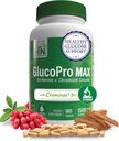 Health Thru Nutrition GlucoPro Max - med 1.500mg berberine, Chrominex + Chrom, og 1.000mg kanel