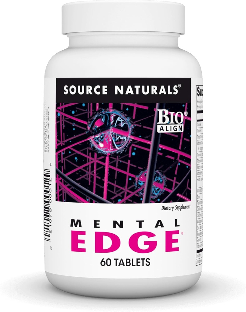 Source Naturals Mental Edge - Brain Boosting Supplement * - 60 tabletter