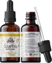 Cleavers Tinktur, Organic Cleavers Extract, Cleavers Drops (Galium aparine) Tørret urt