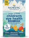 Nordic Naturals Children 's Eye Health Gummies, Strawberry Lemonade - 30 Gummies for Kids - 484 mg Total Omega- 3s DHA, Lutein & Zeaxanthin - Brain Health, Antioxidant Support, Non- GMO - 30 Servering