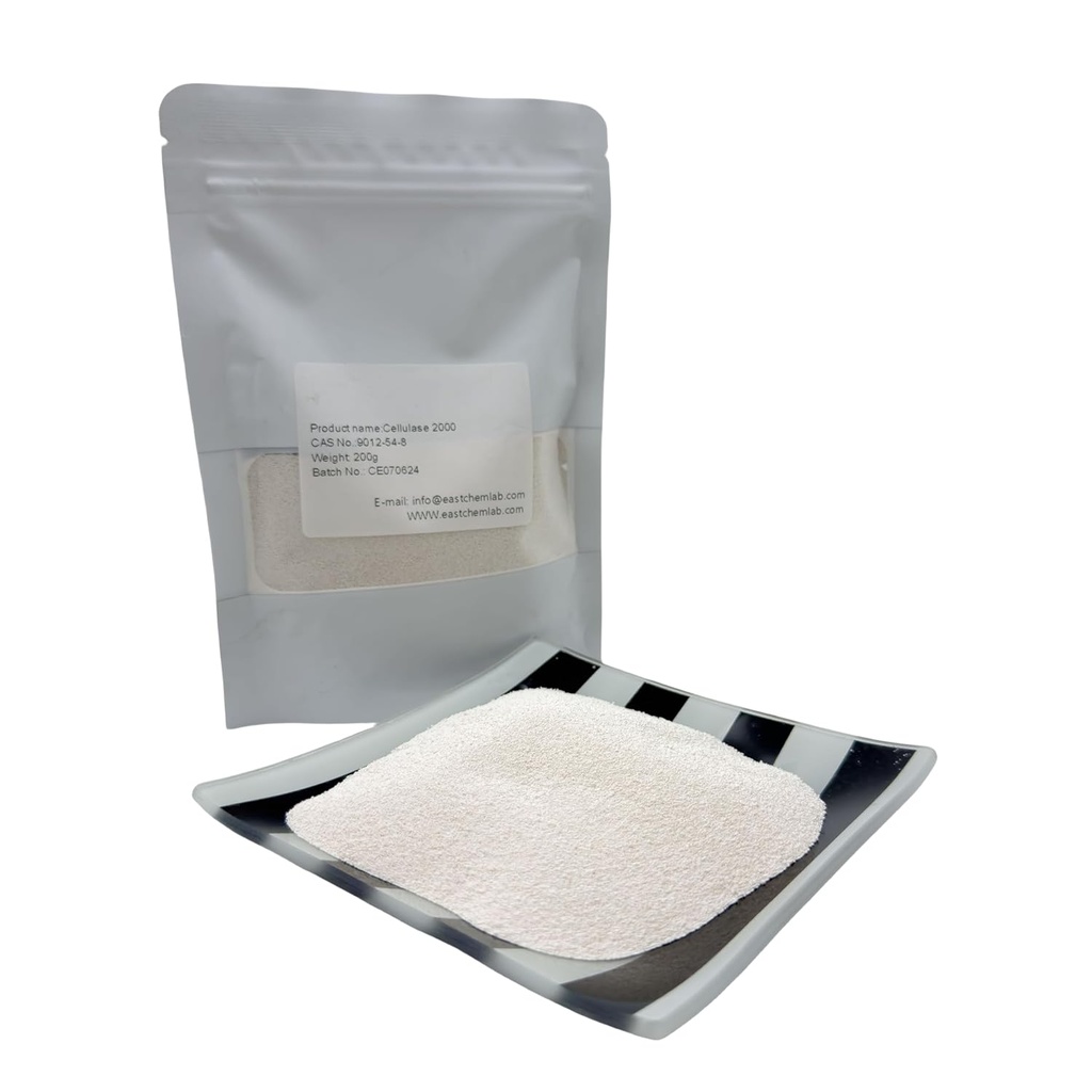 Cellulase (Cellulase 2000), Cellulase Enzyme Powder, CAS NO.: 9012- 54- 8 (200g / 7.05oz)