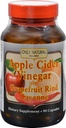 Kun naturlige Apple Cider Vinegar Plus Grapefrugt Rind Cayenne kapsler, 90- greve