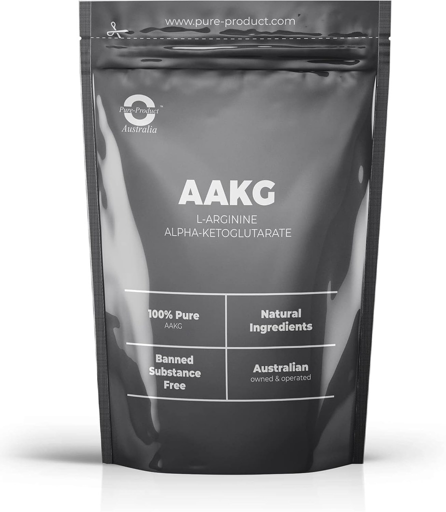 Ren Produkt Australien- L- Arginin Alpha- Ketoglutarat (AAKG) 2: 1 Pulver - 1.1 LB - Vegetarisk Venlig