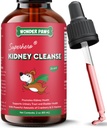 Wonder Paws Premium Nyre støtte til hunde - Cranberry supplement til hunde - Hund UTI behandling - Understøtter Bstige, Detox, Urinary & Nyre sundhed - Flydende Nyre supplement til hunde 2 oz (60ml)