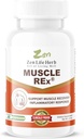 ZEN Life HERB Muscle Rex - Fælles, muskel & nerve support - Slap af Aches & kronisk discomfort Plant- baseret supplement (60 kapsler)