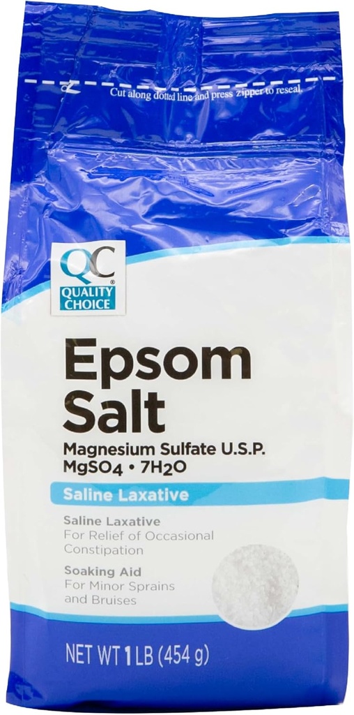 Kvalitetsvalg Epsom Salt Saline Laxative 1lb