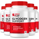 NutraRize (pakke med 5 Sweet Relief Glycogen Support - Glycogen kapsler, Blood Vessel Cleaner, Advanced Formel for Total Wellness, Anmeldelser (300 Kapsler)
