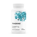 THORNE - 5 - MTHF - Methylfolat (aktiv B9 Folate) Supplement - Understøtter kardiovaskulær sundhed, føtal udvikling, nerve sundhed, methylering & homocystein niveauer * - 60 Servering - 5 - MTHF 5mg