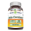 Amazing Formulas Beta- Caroten Supplement Note 124; 25000 IE per servering