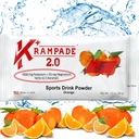 Krampade Kalium Magnesium Supplement Elektrolyter Pulver - 50 mg Mag + 2000 mg K, > 2X mere end kokos vand