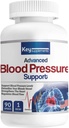Nøgletillæg Blodtrykssupport 90 Kapsler indeholder Niacin Vitamin C B6 B12 Hvidløg Bulb Hibiscus Olive Leaf osv.