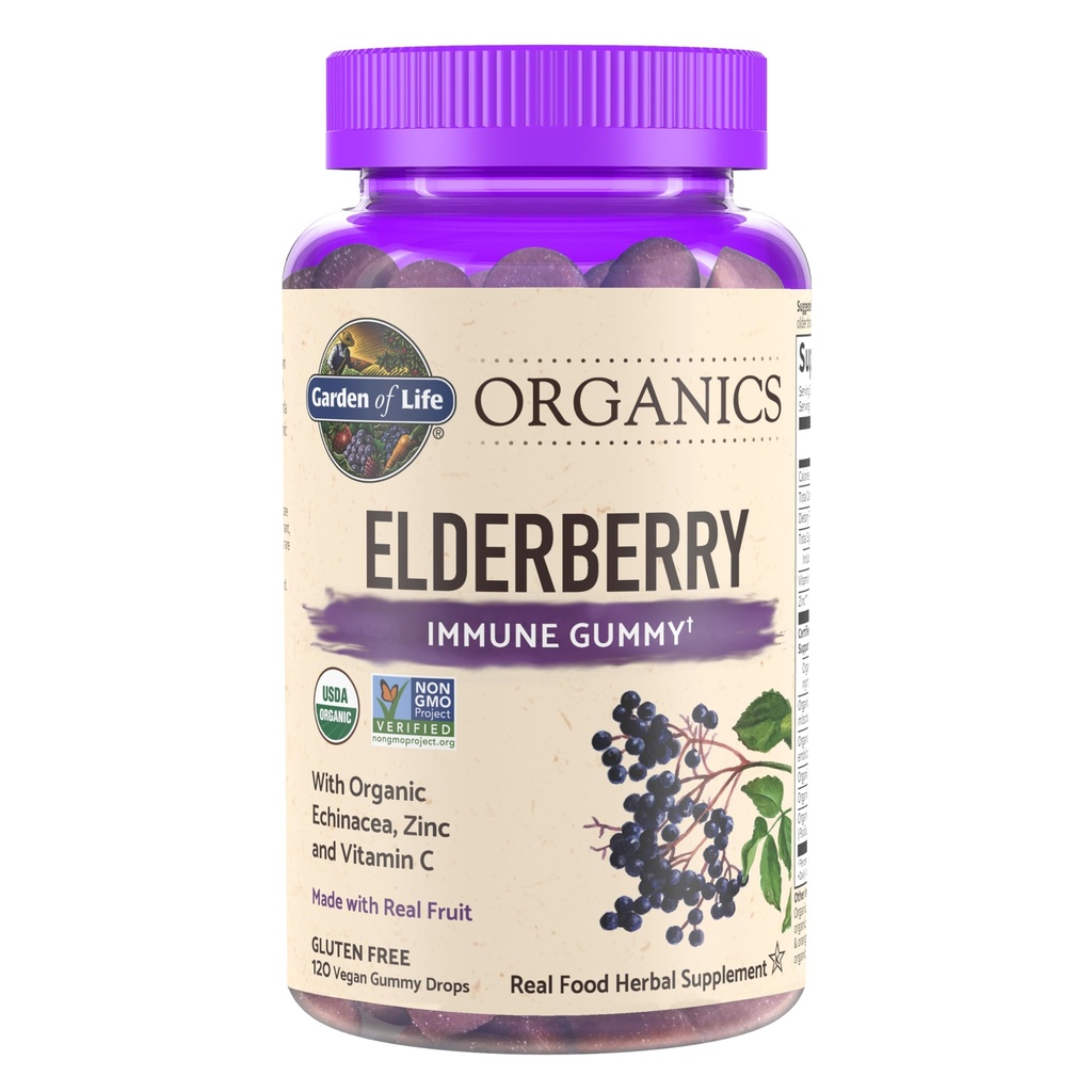 Echinacea, Zink, C-vitamin, 120 Vegan Gluten Free Gummies