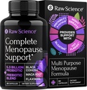 Menopause Kohosh til kvinder - Black Cohosh til menopause Hot Flashes, Night Sweats & Hormone Balance med DIM, Vitex, Dong Quai, Red Clover - Komplet menopause Support Vaginal Sundhed, 60 kapsler