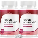IDEAL PRÆSTATION (2 Pack) Cognigence Focus Nootrop Memory Booster Supplement piller (120 kapsler)
