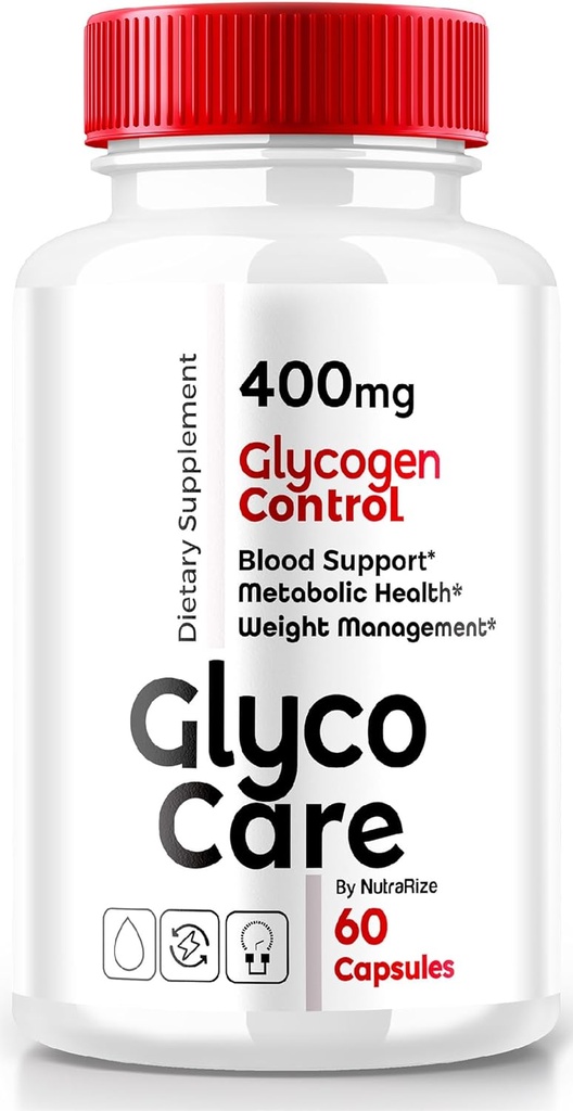 Glyco Care Kapsler, Glyco Care Advanced Blood Support, Glyco Care Health Support Pills, Maksimal styrke Formel for total Wellness, Alle naturlige GlycoCare anmeldelser (60 Kapsler)