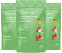 Celebrate Vitamin Bariatric 500 mg Calcium Citrate Soft Chews med 500 IE D3 Vitamin - Essential for Gastric Bypass Patienter & Knoglehelbred - Sugar & Gluten Free, Frugt (270 Chews)