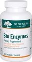 Genestra Brands Bio Enzymes against 124; Komplet fordøjelsesenzymer Formel i tyggetabletter