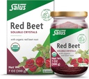 Salus Red Beet krystaller - Organic Nutritional Beet Root Powder Mix - Superfood Powder Supplement med C-vitamin, Folate, Magnesium & Kalium - 7 oz