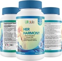 UltaLife Hendes Harmoni Menopause Kosttilskud til kvinder - Hot Flash Menopause Relief & Hormone Balance til kvinder - Indeholder sort kohosh, Dong Quai, rød kløver & mere - Østrogen fri - 120 kapsler