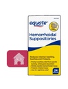 Equate hæmoride supppositions, Relief from Burning, Itching and Discomfort of hæmorids, 24 Count (Pack of 1) + STS Sticker.