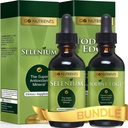 Go Nutrients Selenium 200 mcg Supplement Note 124; Go Nutrients Nascent Jod Supplement Note 124; High Potency Liquid Drops - Non- GMO, Gluten- Free
