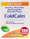 Boiron ColdCalm tabletter til lindring af almindelige kolde symptomer såsom nysen, runny Næse, Sore Hals, og nasal kongestion - ikke-Drowsy - 120 Greve (2 Pack)