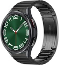 SAMSUNG Galaxy ur 6 Bespoke Edition 47mm Eksklusiv Bluetooth Smartwatch, Sundhed, Fitness, Sove, Heart Rate Tracker, Forbedret batteri, Safir Crystal Glass, US version, Link armbånd Band, sort