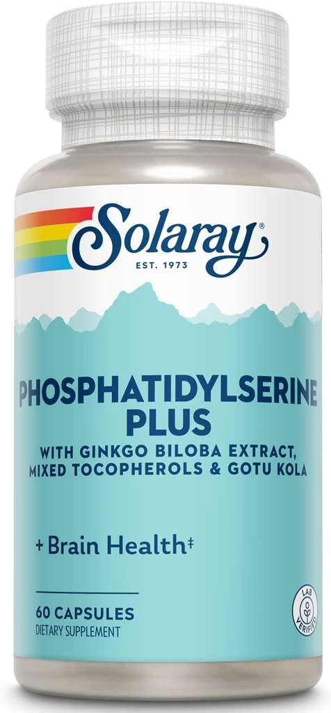 SOLARAY Phosphatidylserin Plus tillæg, 100 mg