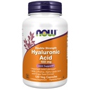 Now Foods Supplements, Hyaluronsyre 100 mg, Double Strength with L- Proline, Alpha Lipoic Acid and Grape Seed Extract, 120 Veg Kapsler
