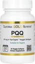 California Gold Nutrition PQQ, 20 mg, 30 Veggie Softels