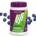 Lift Glucose Fast- Actioning Glucose Chewable Energy Tablets, Blåbær, 50 ct Jar (pakke med 1)