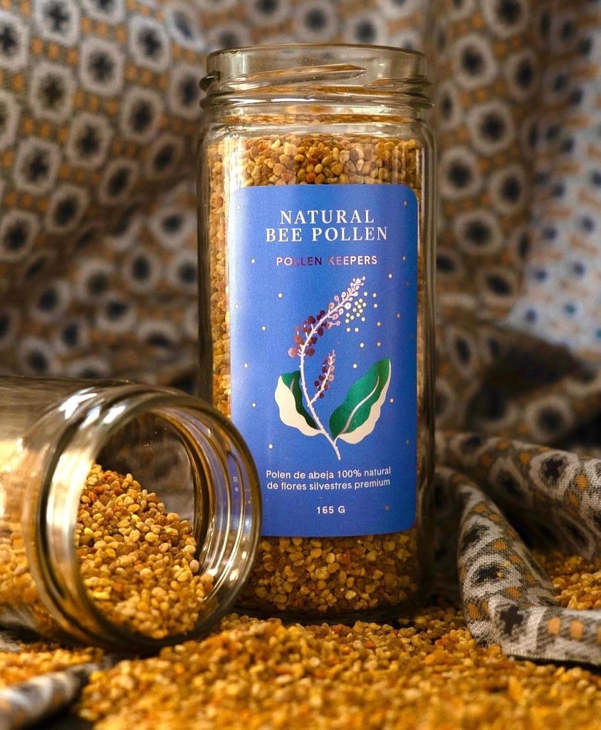 Natural Bee Pollen from Costa Rica - 100% Raw Bee Pollen Granules - Natural Superfood & Energy Booster - Gluten-Free and Non-GMO - 165 Grams - Source of B Vitamin, Folic Acid, Minerals