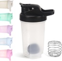 D.Y.A 16oz Shaker Bottle Leak Bevis Sports Shaker Cups for Protein Shakes Shaker Bottle for Pre Workout og rejser til at gå BPA Gratis & Easy Clean Protein Shaker Bottle, Sort