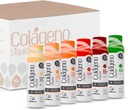 Hydrolyseret flydende kollagen til kvinder og mænd (30 Pack) -3X hurtigere absorption, 10g collagen drik til anti-aging, hårvækst & fælles støtte- Individuelle shots- 6 Tropiske smag