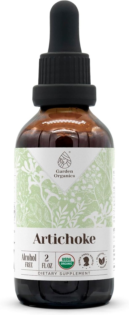 Artiskok USDA Organic Alcohol- Free Extract Note 124; Kosttilskud, højpotens Tincture