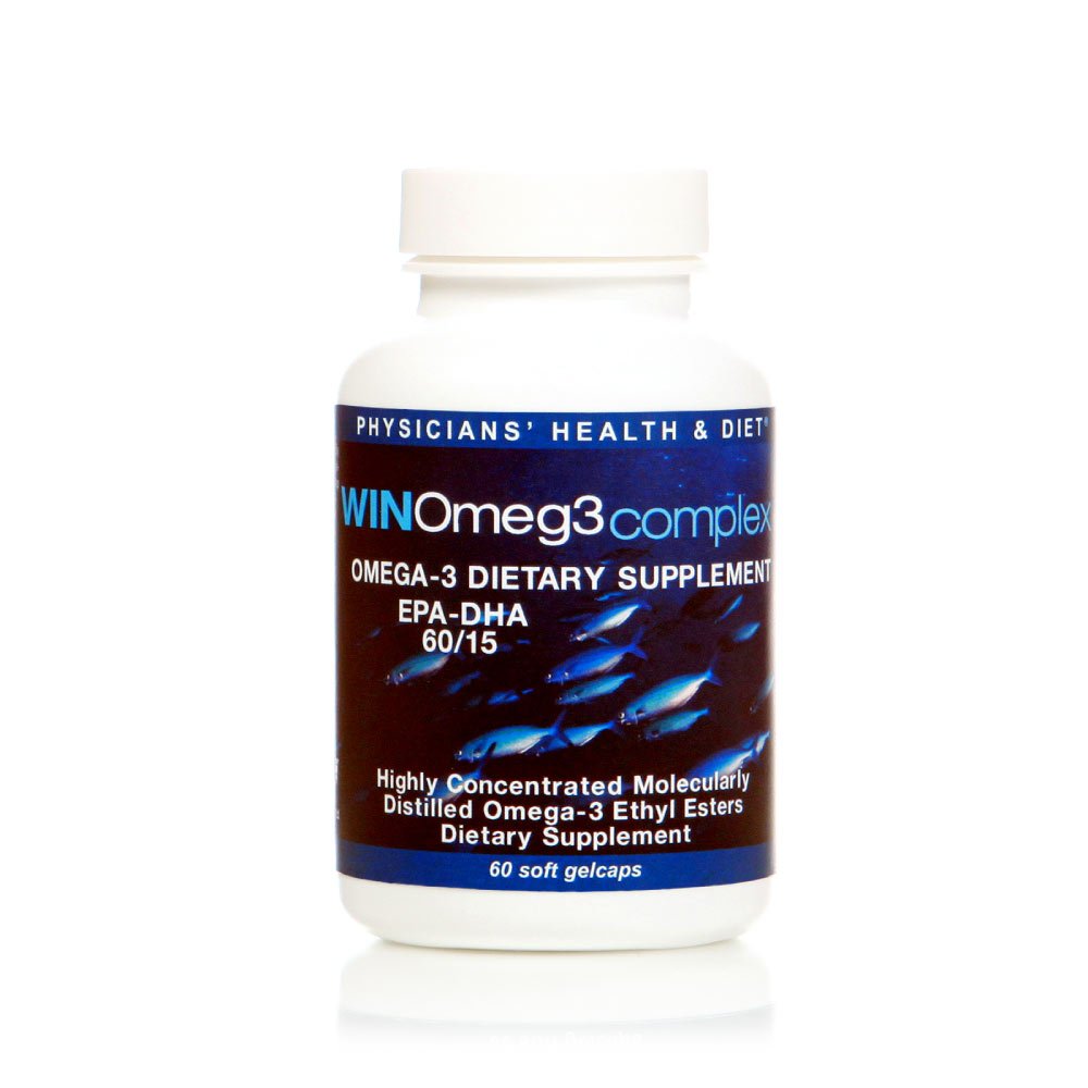WINOMEG3complex 60 / 15 EPA - DHA Pharmaceutical - Grade Omega 3 (60 Greve / 30 Servere) 1080mg EPA