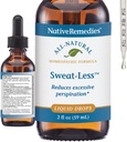 Native Remedies Sweat- Mindre - Natural Homøopatisk Formel for Overdreven Sved, Perspiration og Clamminess - 59 ml