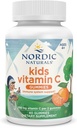 Nordic Naturals Kids Vitamin C Gummies - Tangy Tangerine - 60 Gummies - Vegansk C-vitamin Supplement - Børn Immunitet og antioxidant Support - 250 mg per servering - 30 Servering
