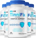 (5 Pack) Tinnifix kapsler - Advanced Hearing Support Formel, Tinnifix piller til at bevare sund hørelse, Alle naturlige tinnifix for Complete Ear Health, Official Tinni Fix anmeldelse (300 kapsler)