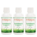 Dr Wheatgrass (Pack of 3) Supershots(30 Day Supply) - Wheatgrass Extract in a Bottle, Stronger Than Fresh Wheatgrass Juice and Powder