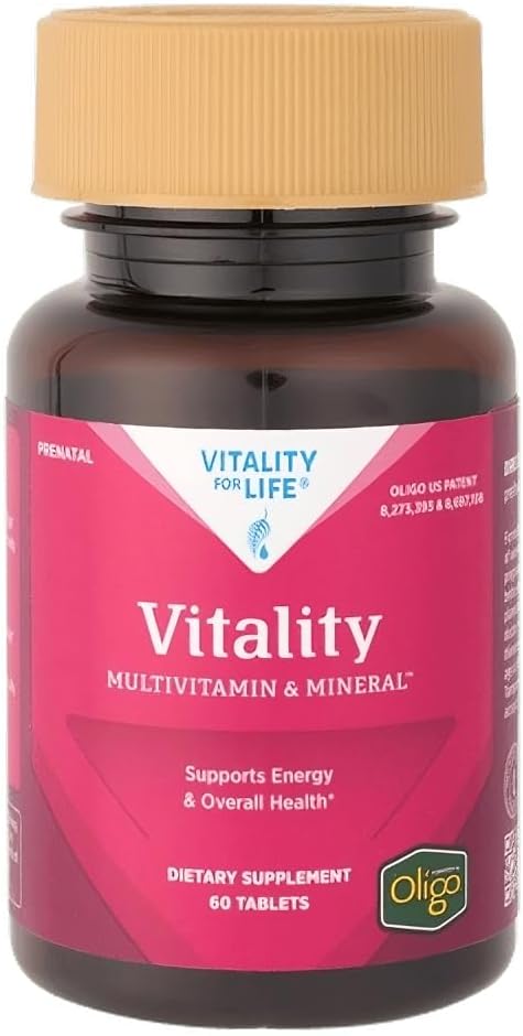 Melaleuca Multivitamin & Mineral supplement til Prenatal (Kvinder), drevet af Oligo (60 tabletter) - Understøtter energi & samlet sundhed