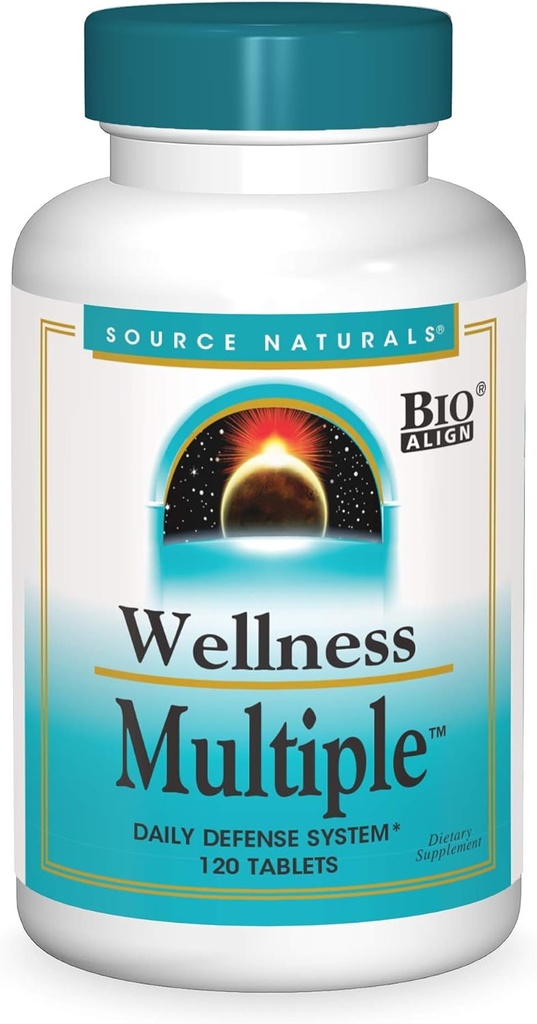 KILDE NATURALER Wellness Flere tabletter, 120 Tælling