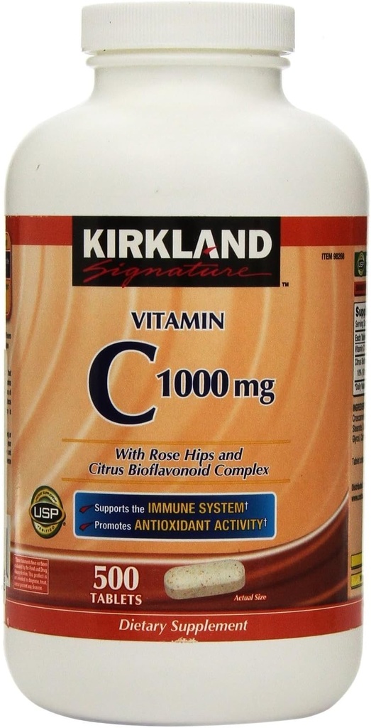 Kirkland Signature C 1000 mg., 500 tabletter (2 pakker)