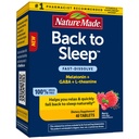 Naturen lavet tilbage til søvn, Melatonin Fast- Opløs, Hjælper Du falder tilbage til søvn naturligt, L- Theanine og GABA til at hjælpe slappe af og berolige dit sind, 40 tabletter