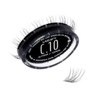 Lashify Curl 10mm Gossamer DIY Eyelash Extensions Refill, Black, Easy False Eyelash for et naturligt look