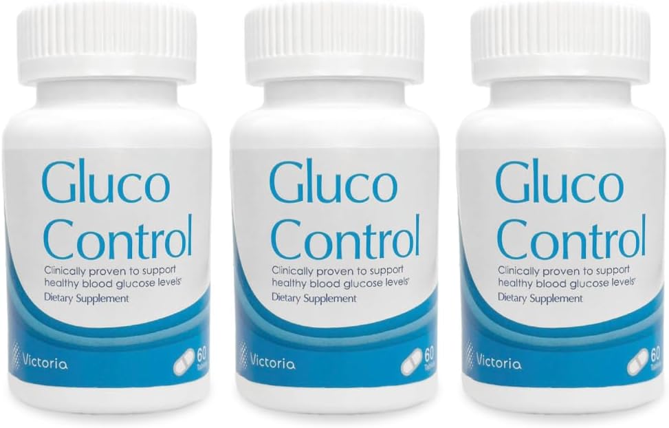 Dr. T Gluco Control Dietary Supplement - Garcinia Cambogia, Gymnema Sylvestre, White Kidney Bean Extract, Green Tea - 60 Capsules (3)