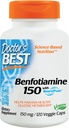 Doctor 's Best Benfotiamin Vegetabilske Kapsler, 150 mg, 120 Greve