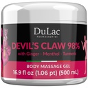 Dulàc - Devil 's Claw 98% Cream Maksimum Styrke 16.9 Fl Oz, Natural Joint and Muscle Relaxer Cream for Recurring Muscle and Joint Pain, Beriget med menthol for Cool Effect