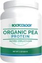 Rootkologi af Dr. Izabella Wentz Mest124; Organic Pea Protein Mest124; USDA Certified Organic Pea Protein med 20g Plant Protein per Serving Mest124; Natural Vanilla Flavor Mest124; 454g / 15 Servering